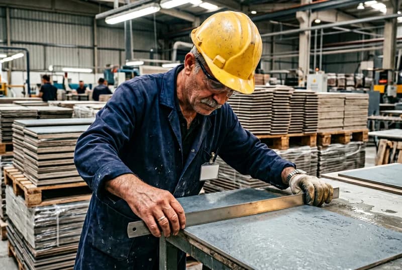 Contrôle qualité en usine turque — inspection avant chargement